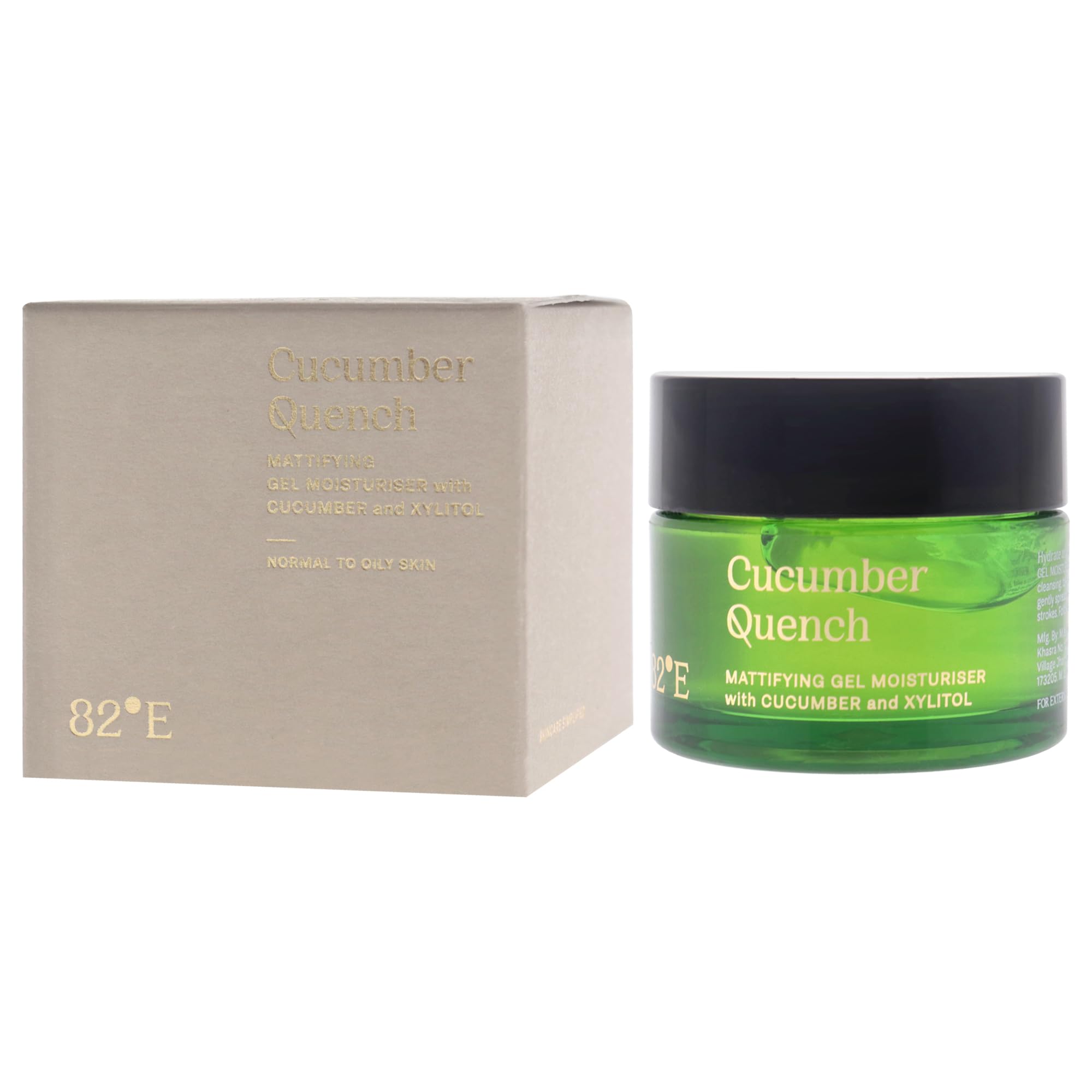 82E Cucumber Quench Mattifying Gel Moisturiser Mini for Women - 0.5 oz Moisturizer