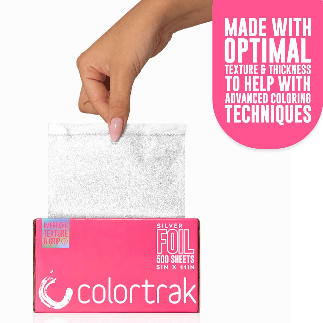 color trak Pop-Up Sheets, Silver, 500 Count