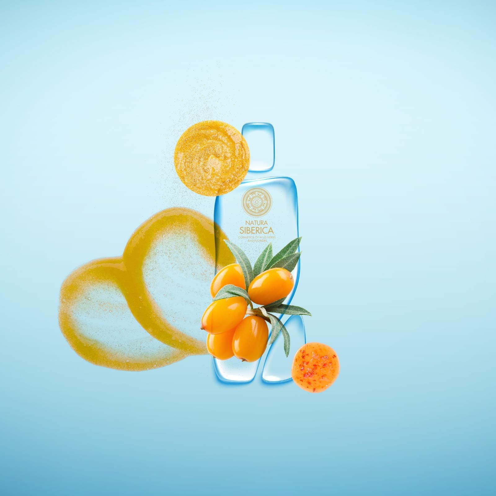 Natura Siberica Oblepikha Body Butter 300ml Nourishing and Moisturizing Altai Sea Buckthorn Oil