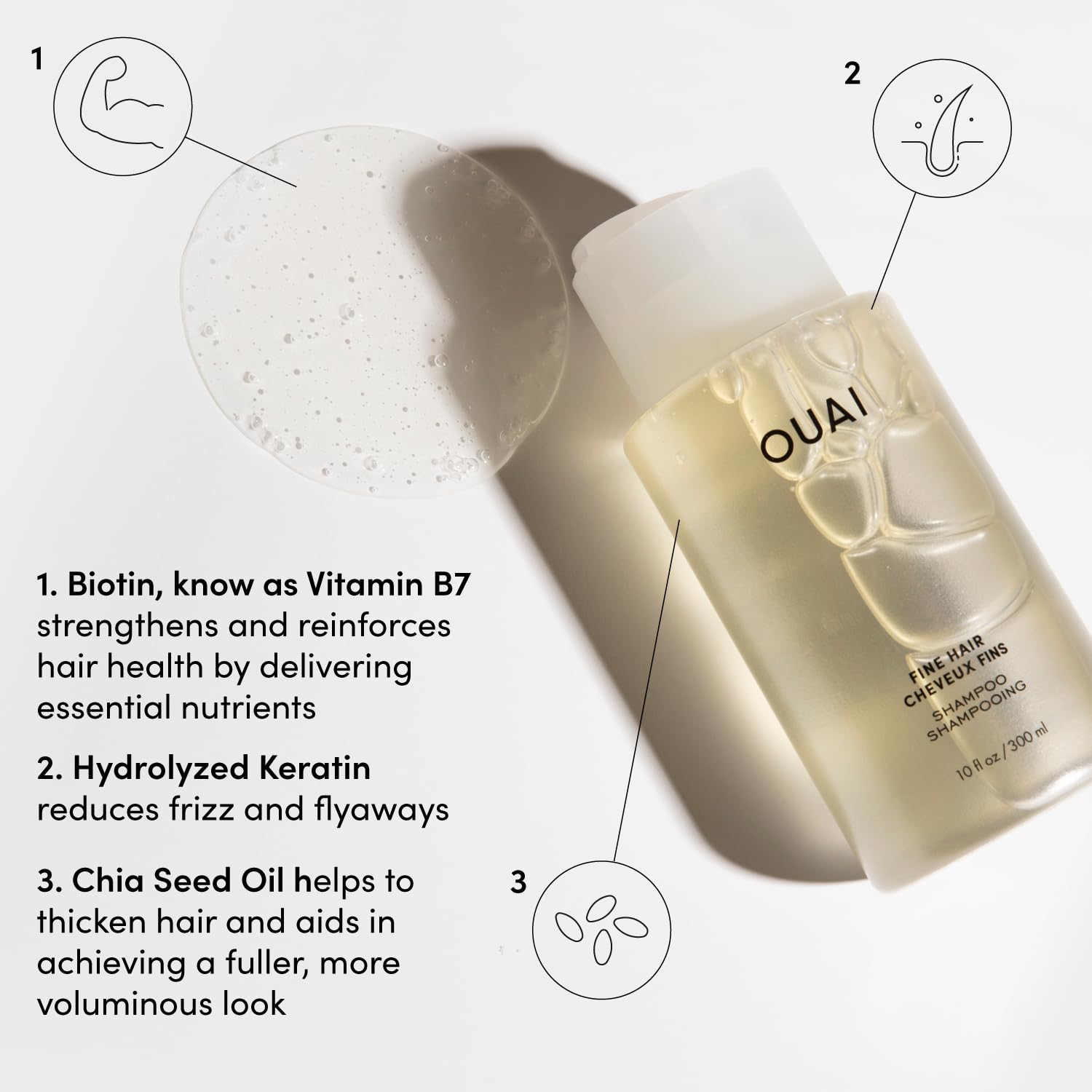 Ouai Fine Shampoo 10 fl oz & Fine Conditioner 10 fl oz