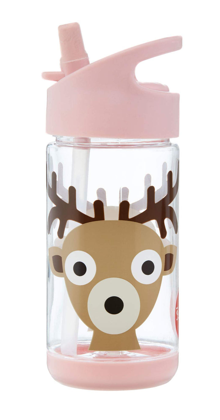 3 Sprouts Water Bottle – Kids Small 12oz. Plastic Spout Water Bottle - Sloth