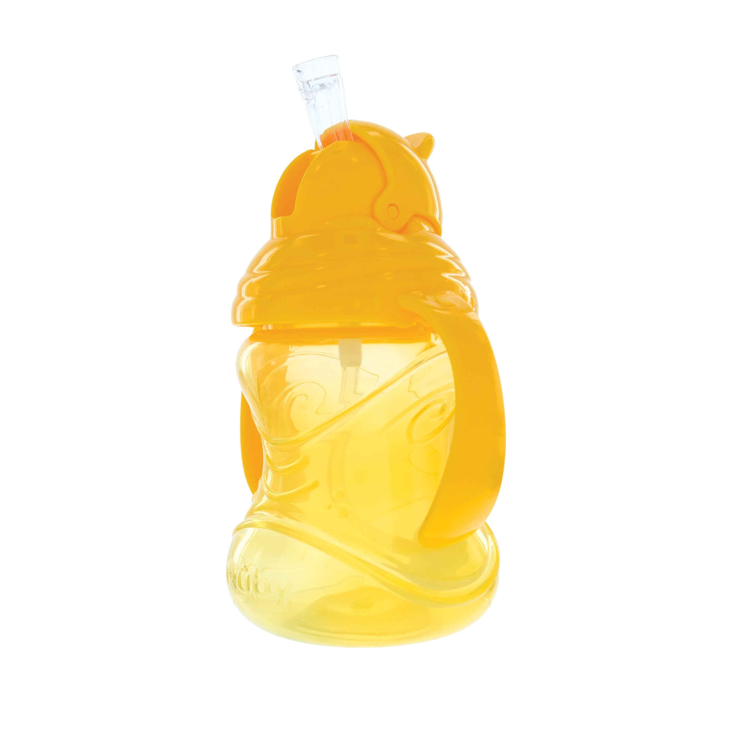 Nuby No-Spill Flip N' Sip Clik-It Cup with 360 Straw, 8 Ounce, Colors May Vary, Multicolor