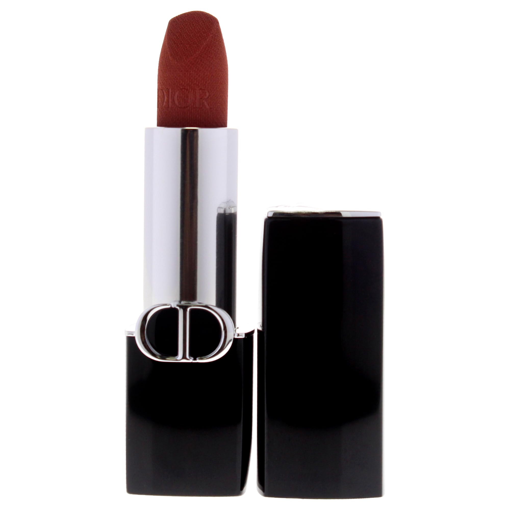 Dior Rouge Velvet Lipstick - 100 Nude Look by Christian for Women - 0.12 oz Lipstick (Refillable)