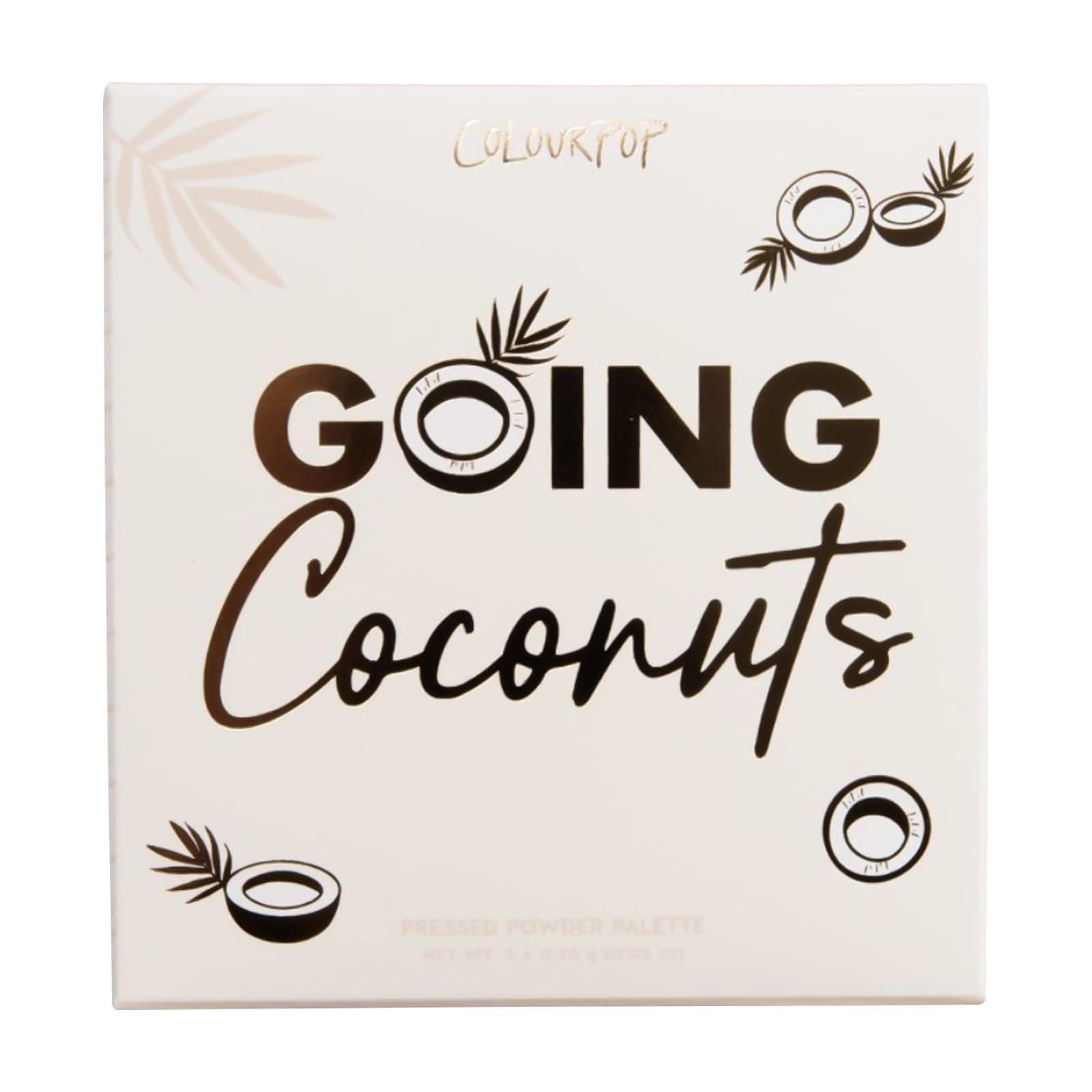Colourpop Going Coconuts Pressed Powder Eyeshadow Palette