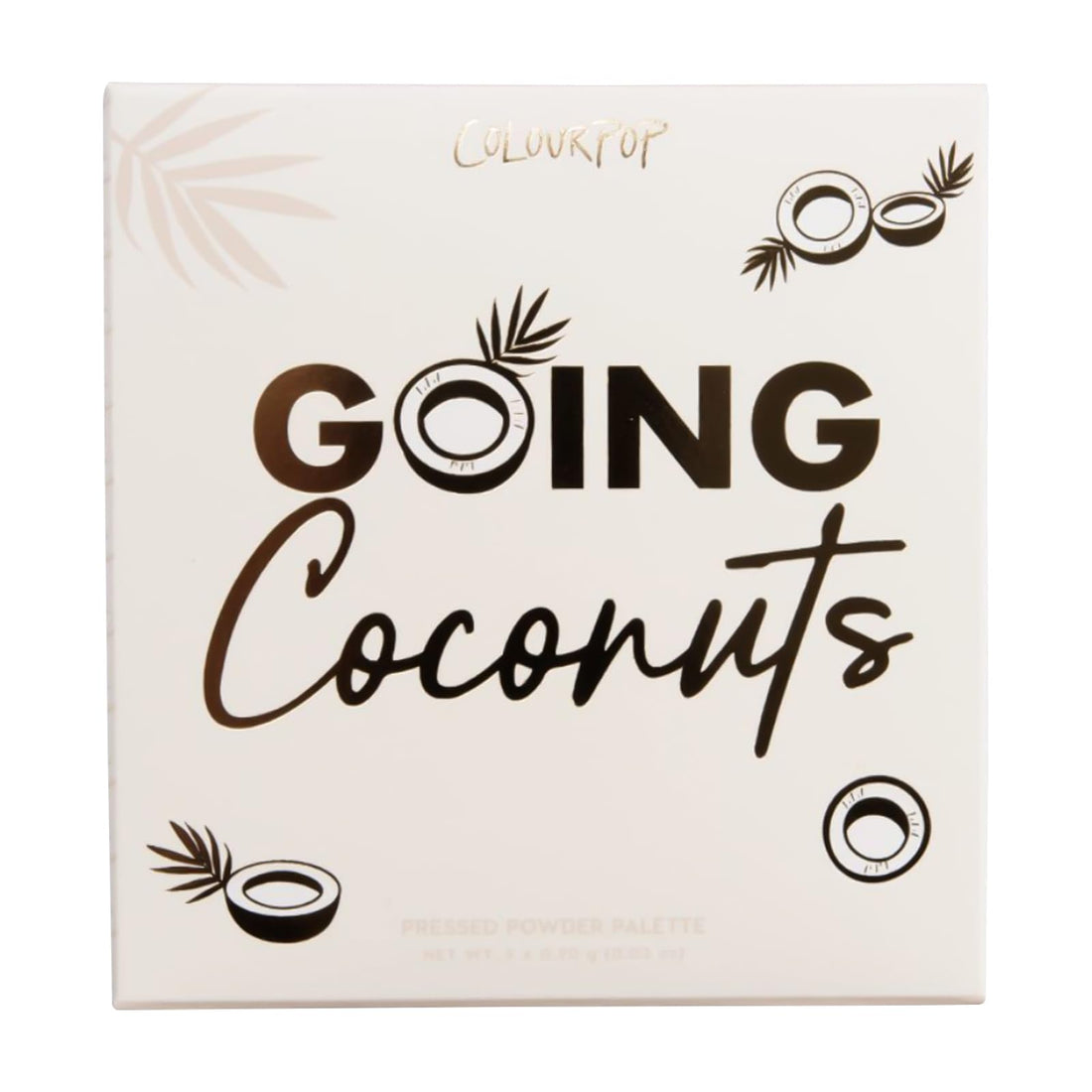 Colourpop Going Coconuts Pressed Powder Eyeshadow Palette