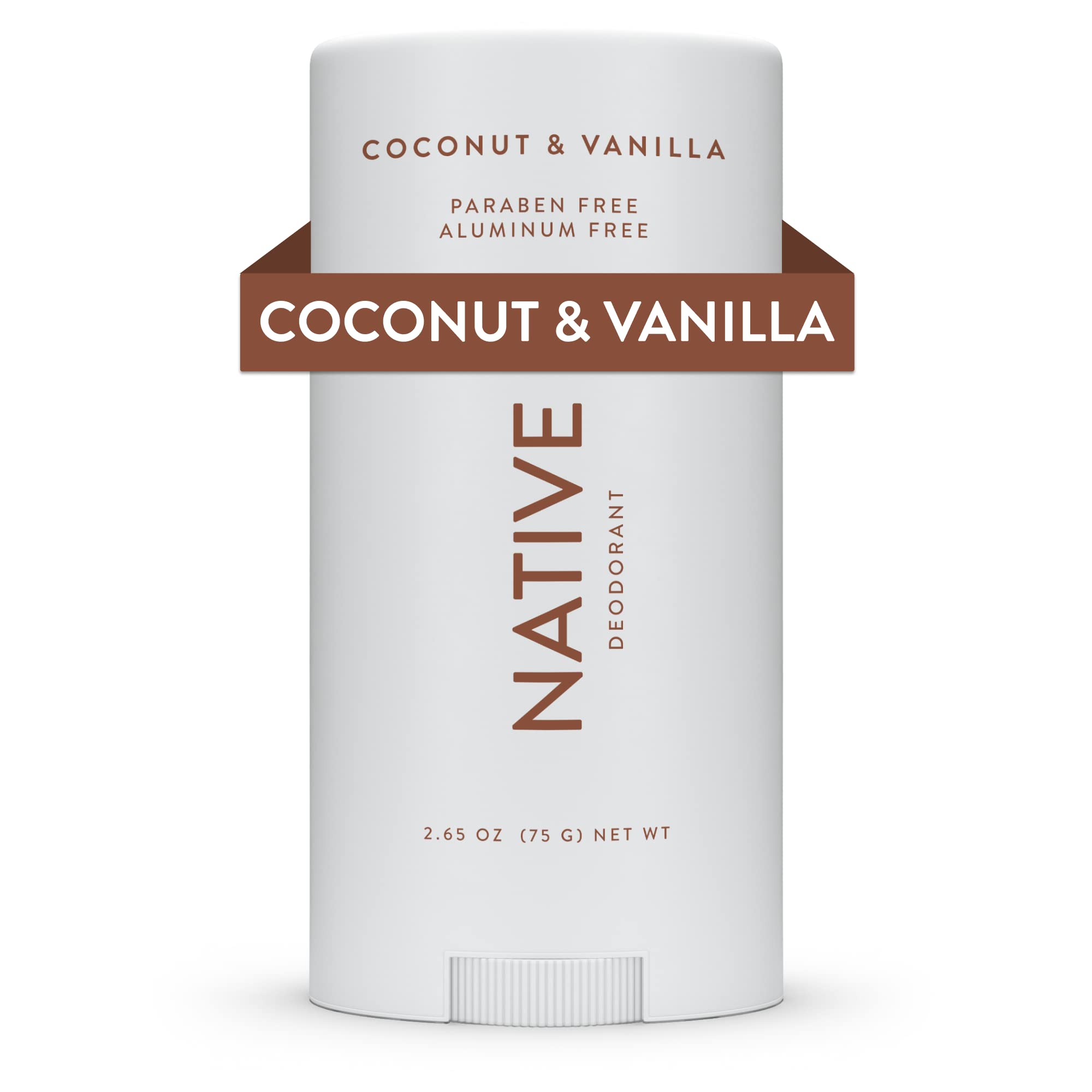 Native Deodorant - Natural Deodorant - Vegan, Gluten Free, Cruelty Free - Free of Aluminum, Parabens & Sulfates - Born in the USA - Coconut & Vanilla