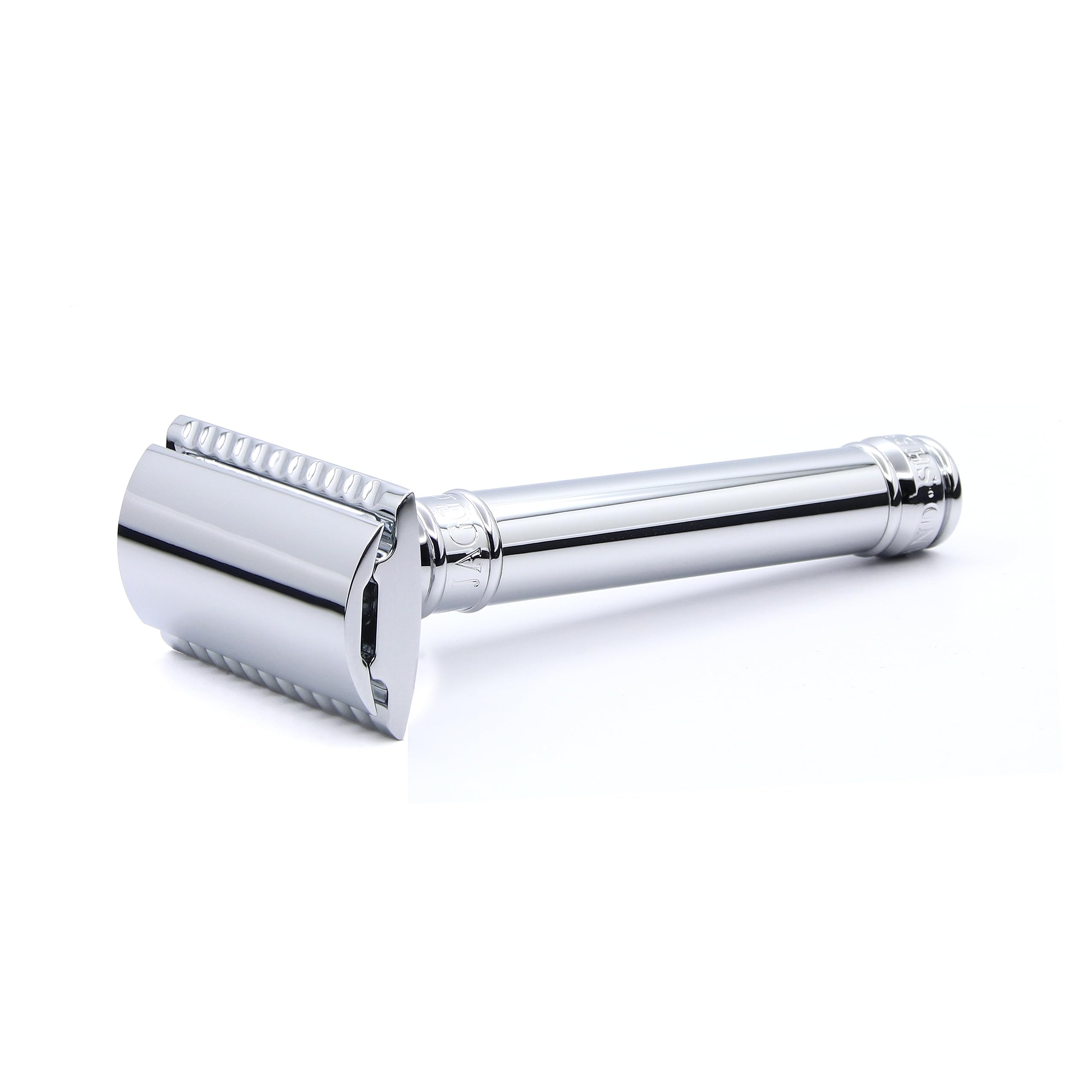 Edwin Jagger DE89BL Chrome Reusable Classic Double Edge Safety Razor for Men