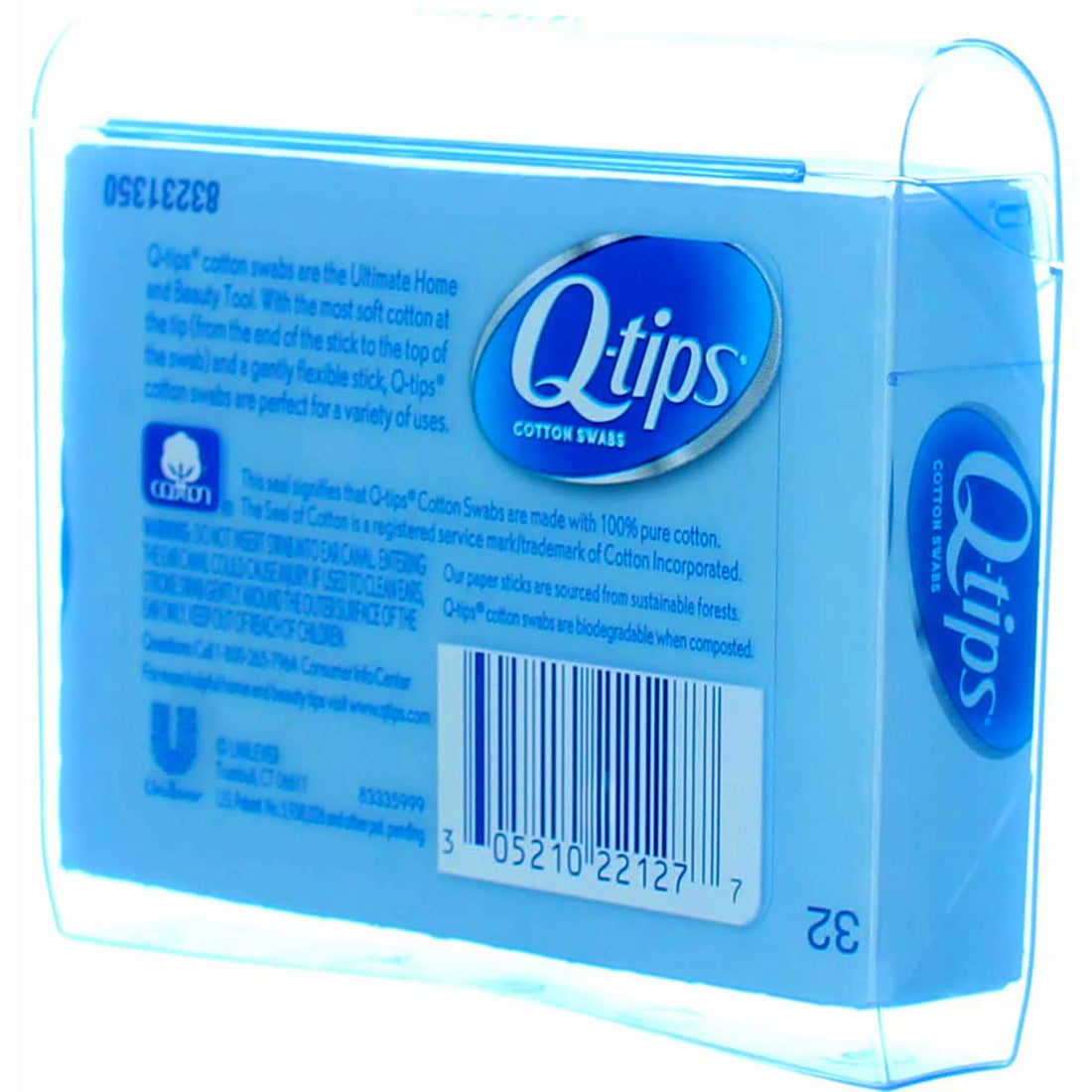 2 X Q Tips Cotton Swabs Purse Pack For Makeup Application - 30 Ea