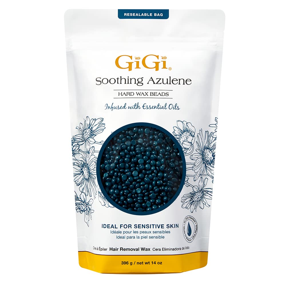 GiGi Soothing Azulene Wax Beads, 14 oz