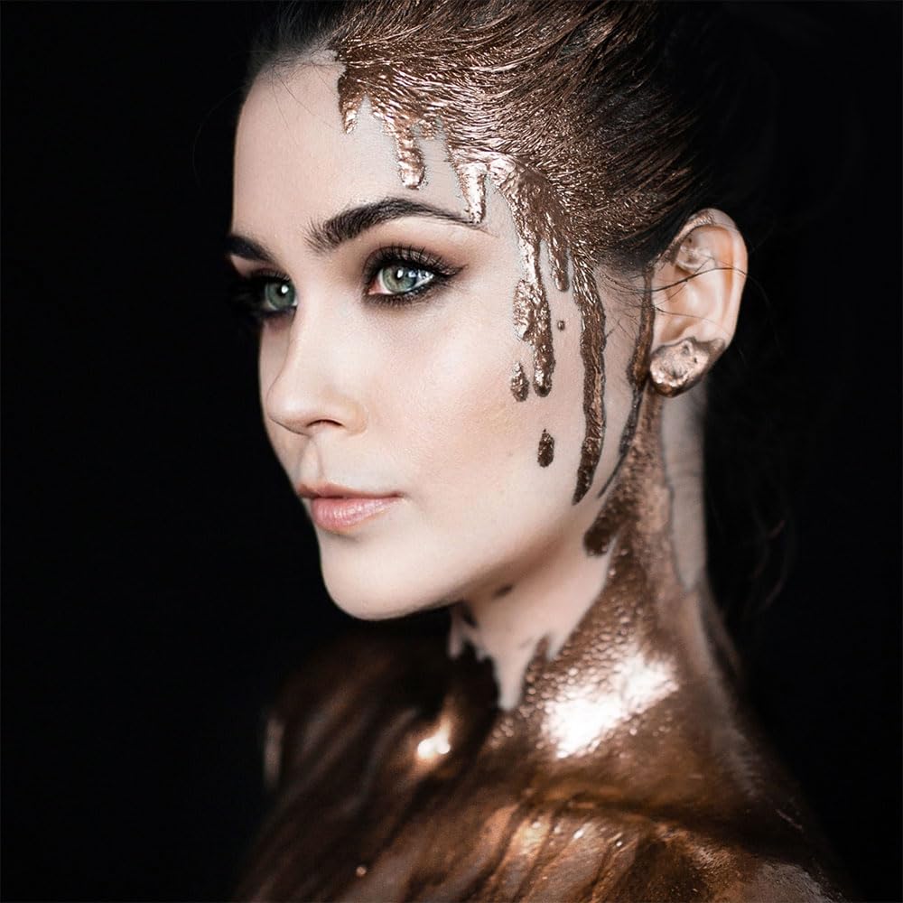 Mehron Makeup Metallic Powder (.75 oz) Bronze)