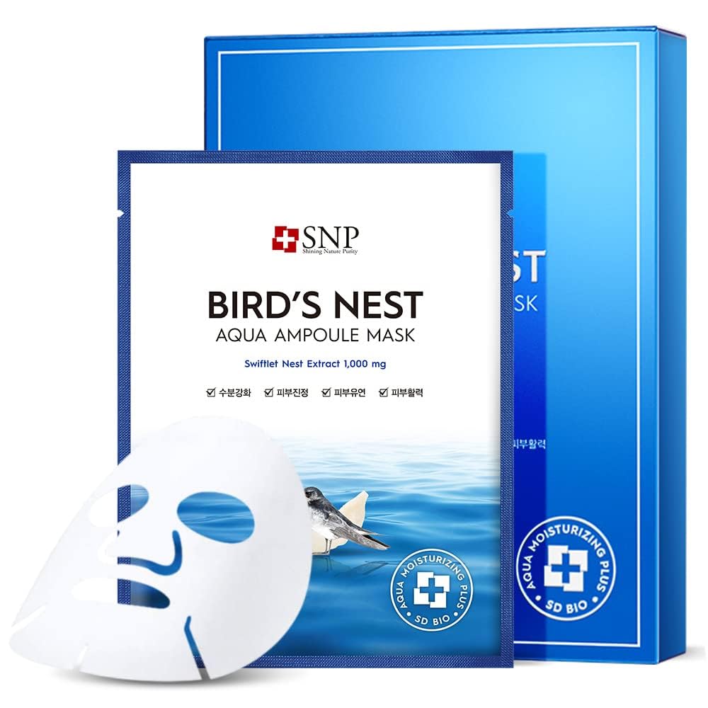 SNP Birds Nest Aqua Ampoule Mask