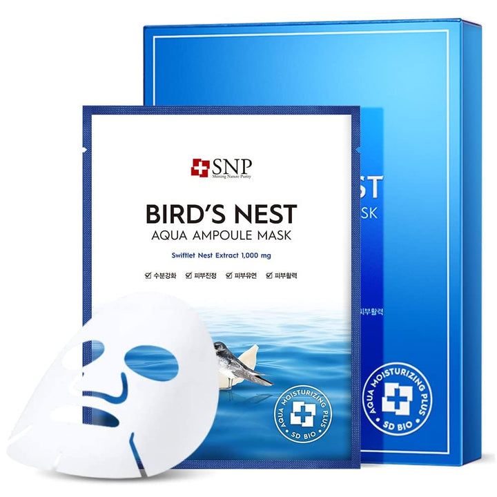 SNP Birds Nest Aqua Ampoule Mask