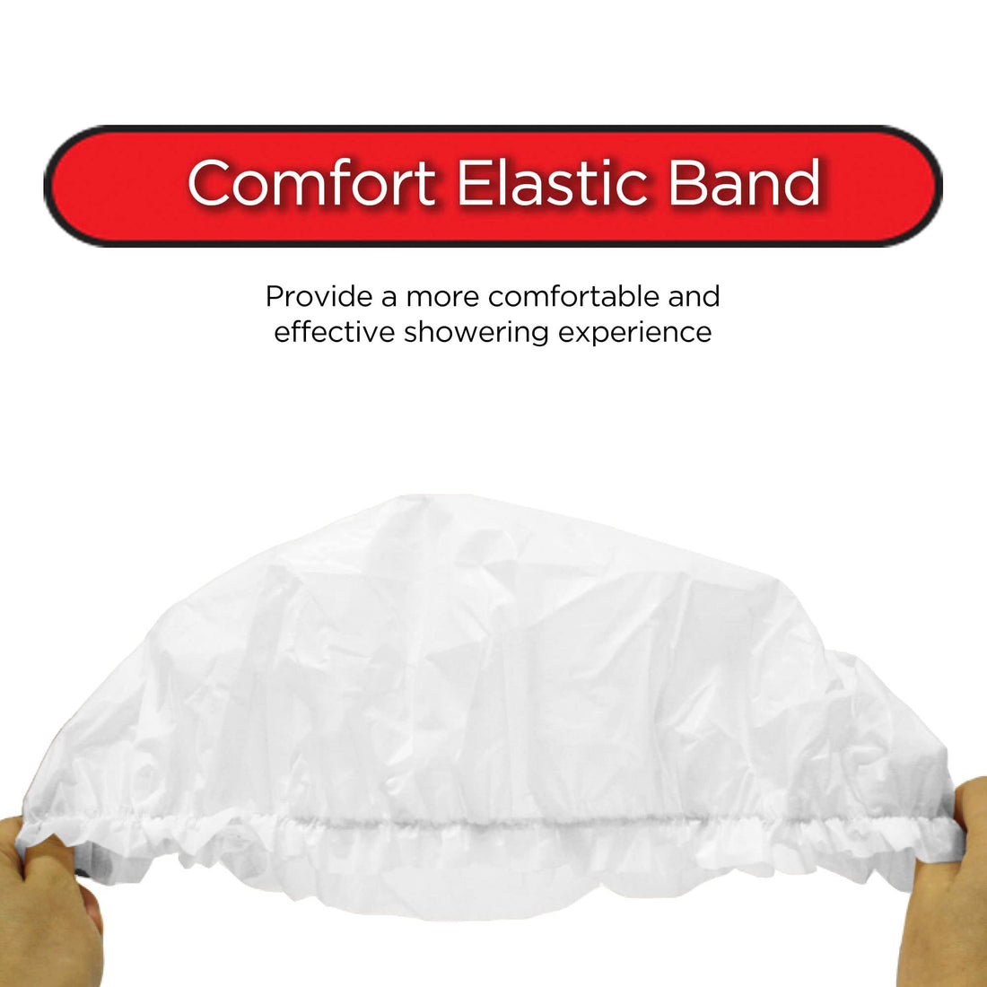 Donna Premium Collection Super Jumbo Shower Cap White 22163 by Donna Collection