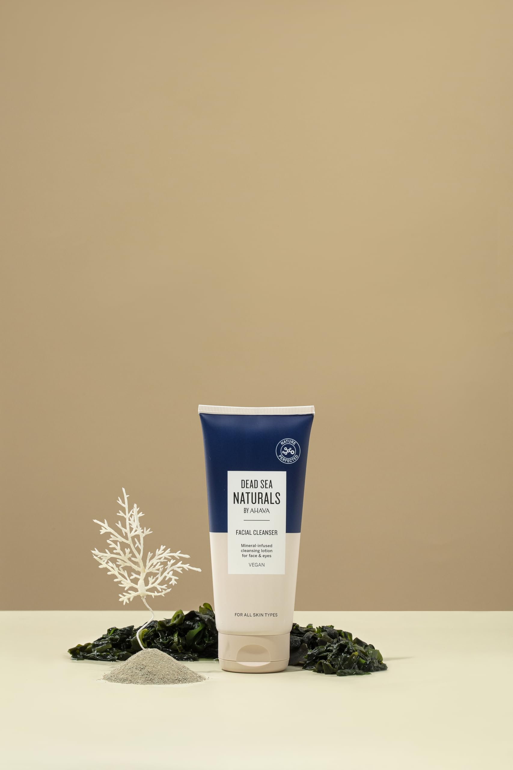 Dead Sea Naturals Facial Cleansing Gel - Refreshing rinse-off daily cleanser for face, washes away dirt & impurities, leaves skin radiant & supple, with powerful Dead Sea Minerals, 3.4 Fl.Oz