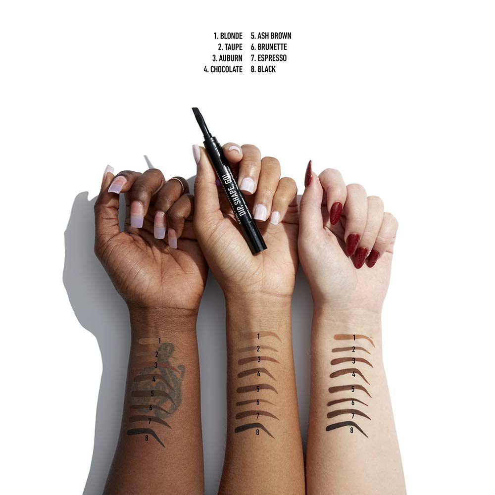 NYX PROFESSIONAL MAKEUP Dip, Shape, Go! Longwear Eyebrow Kit - Chocolate