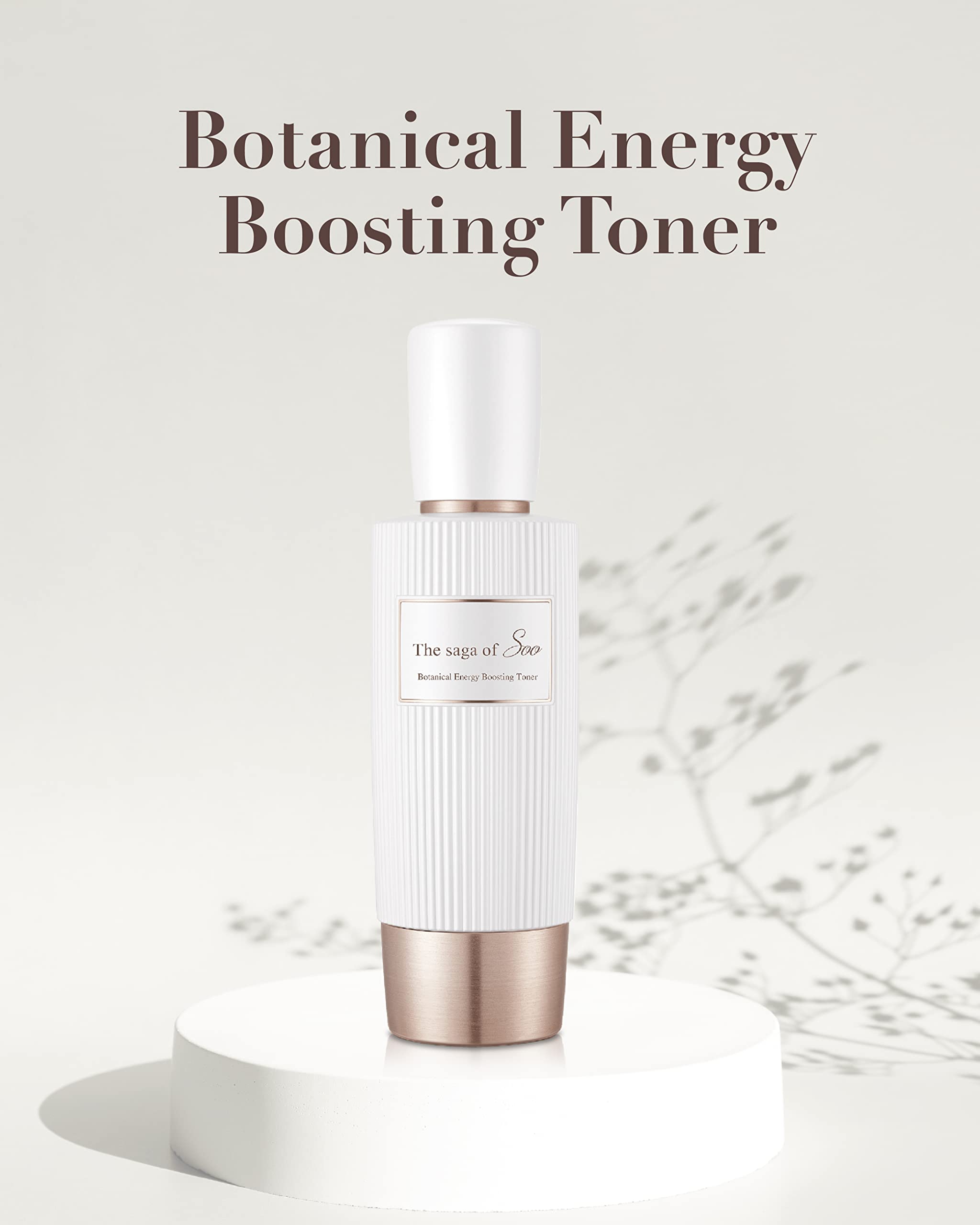 Sooryehan The SAGA of SOO Botanical Energy Boosting Toner (150 ml / 5 Fl Oz) - Korean Hydrating Skin Care by LG Beauty. Sensitive Skin.