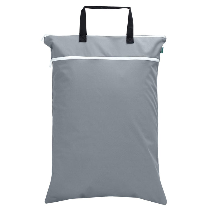 Teamoy Wet Dry Bag, Travel Tote Organizer (24.7 x 18 inches) with Two Compartments for Cloth Diaper, Laundry, Swimsuits and More, Easy to Hang Everywhere