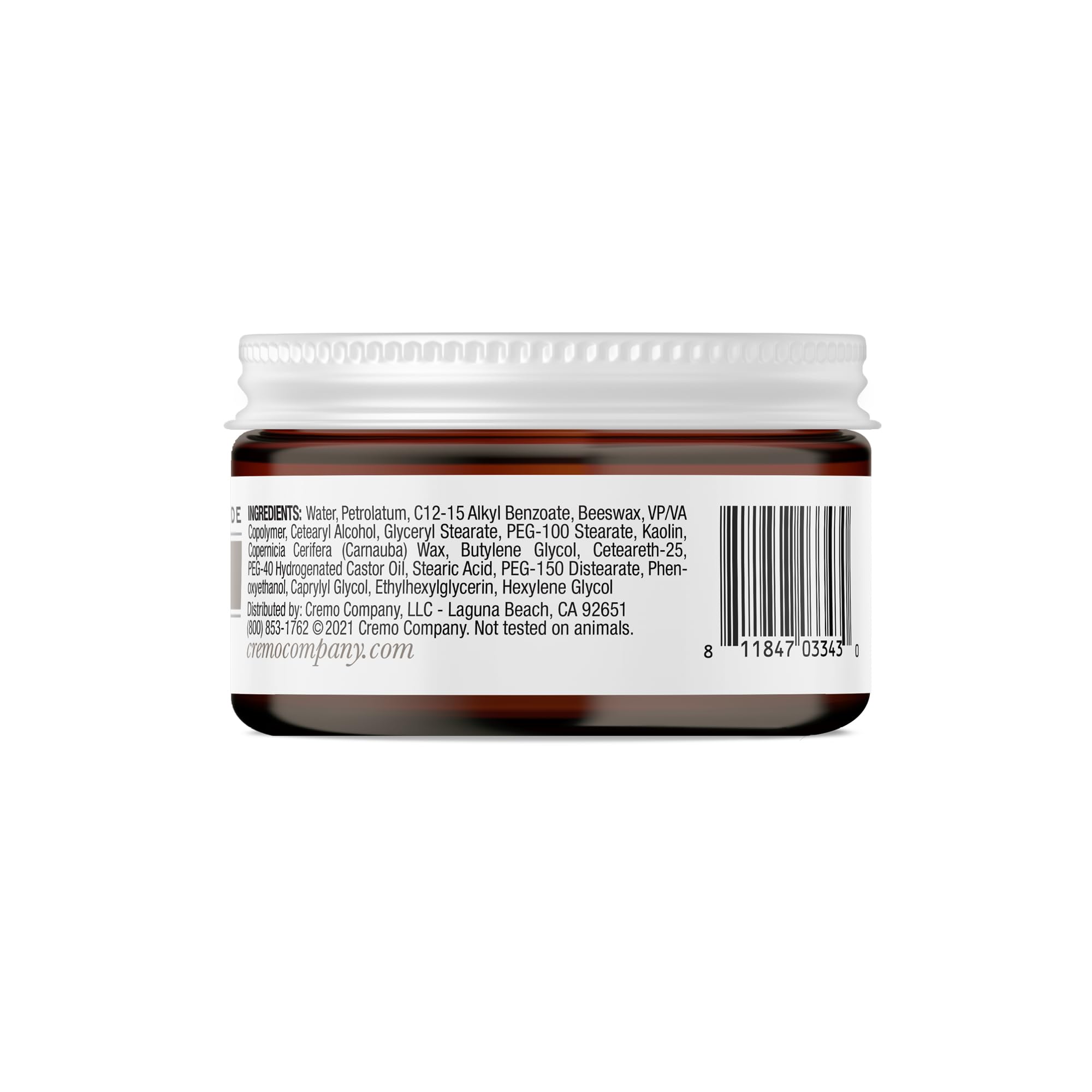 Cremo Premium Barber Grade Hair Styling Sculpting Clay, High Hold, Matte Finish, 4 Oz