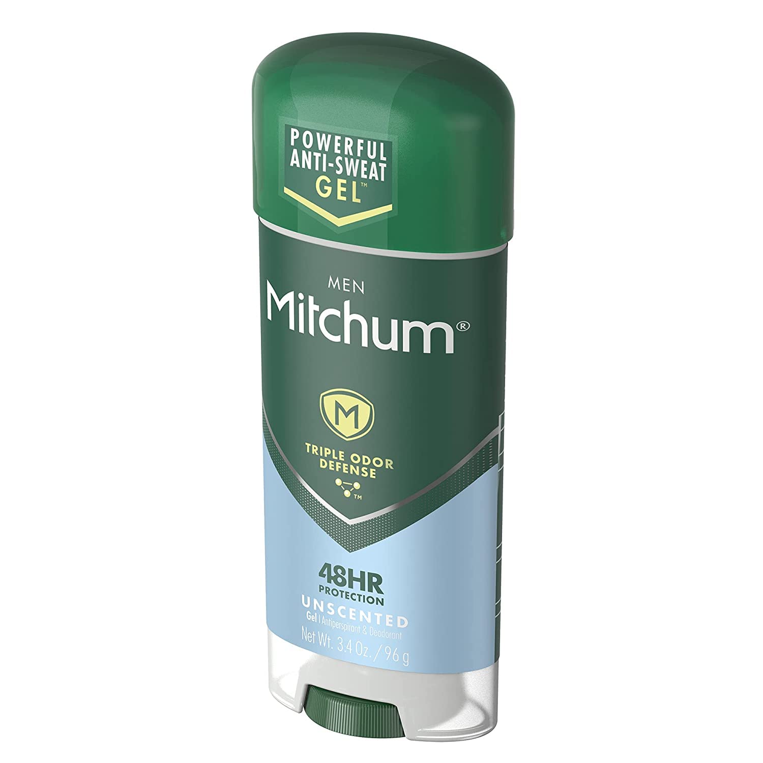 Mitchum Anti-Perspirant & Deodorant, Clear Gel, Unscented, 3.4 oz (96 g)