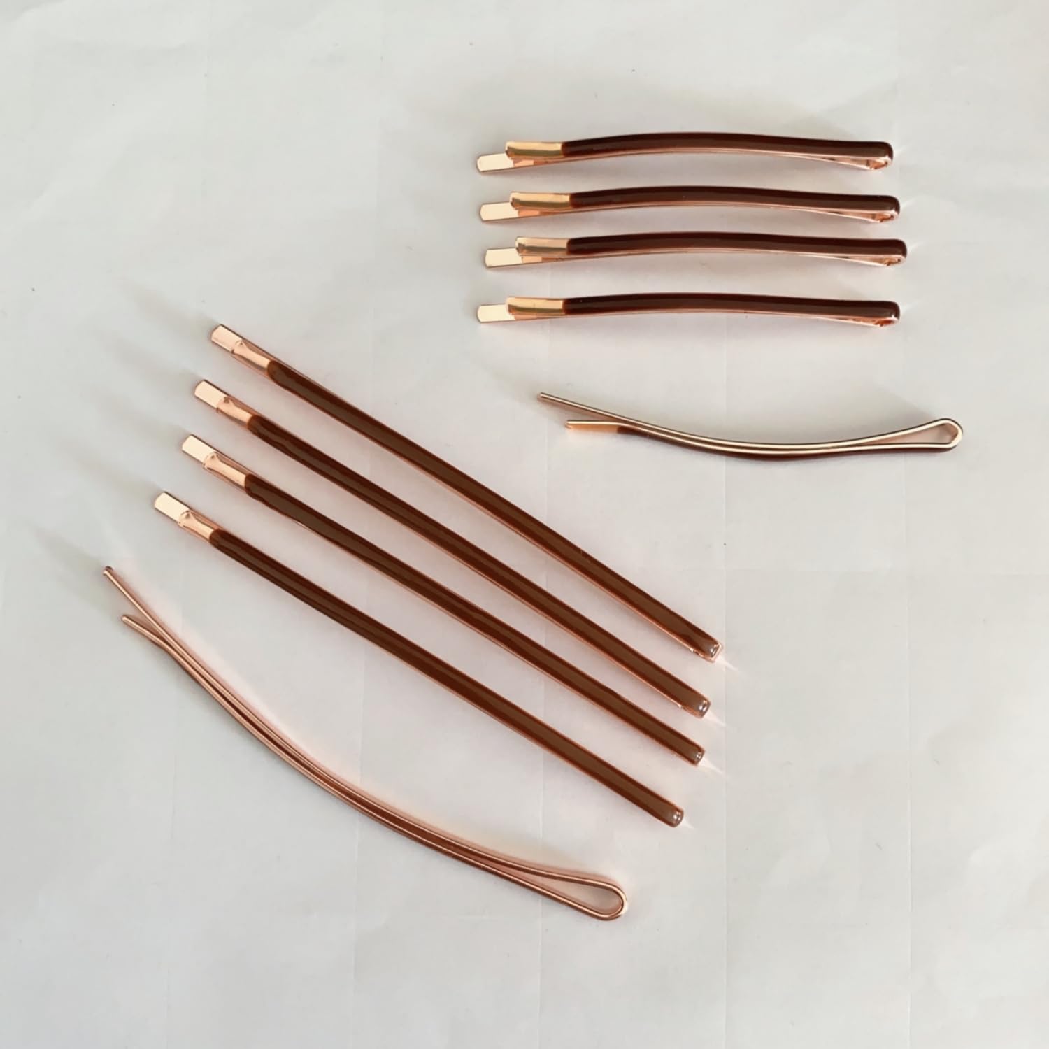 Brown: Jumbo Bobby Pins Metal Hair Pins Aguder Hair Clips For Hair Decoration, 10Pcs (5 Long And 5 Short) (Brown)
