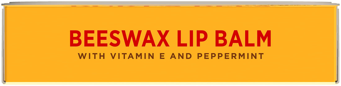 Beeswax Lip Balm Pack by Burts Bees for Unisex - 4 x 0.15 oz Lip Balm