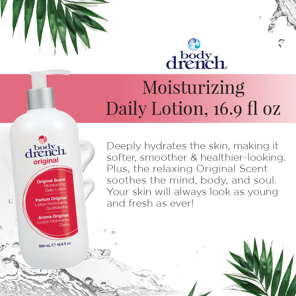 Body Drench Moisturizing Lotion, 16.9 Ounce