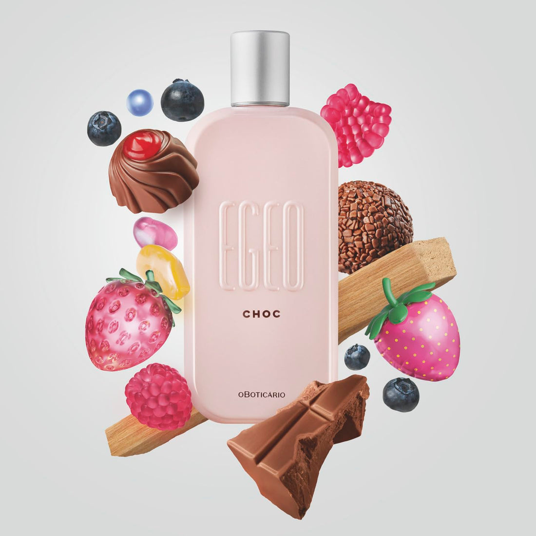 O BoticÃƒ¡rio Egeo Choc Eau de Toilette, Orange Plum & Apricot Fragrance Perfume for Women, 3 Ounce