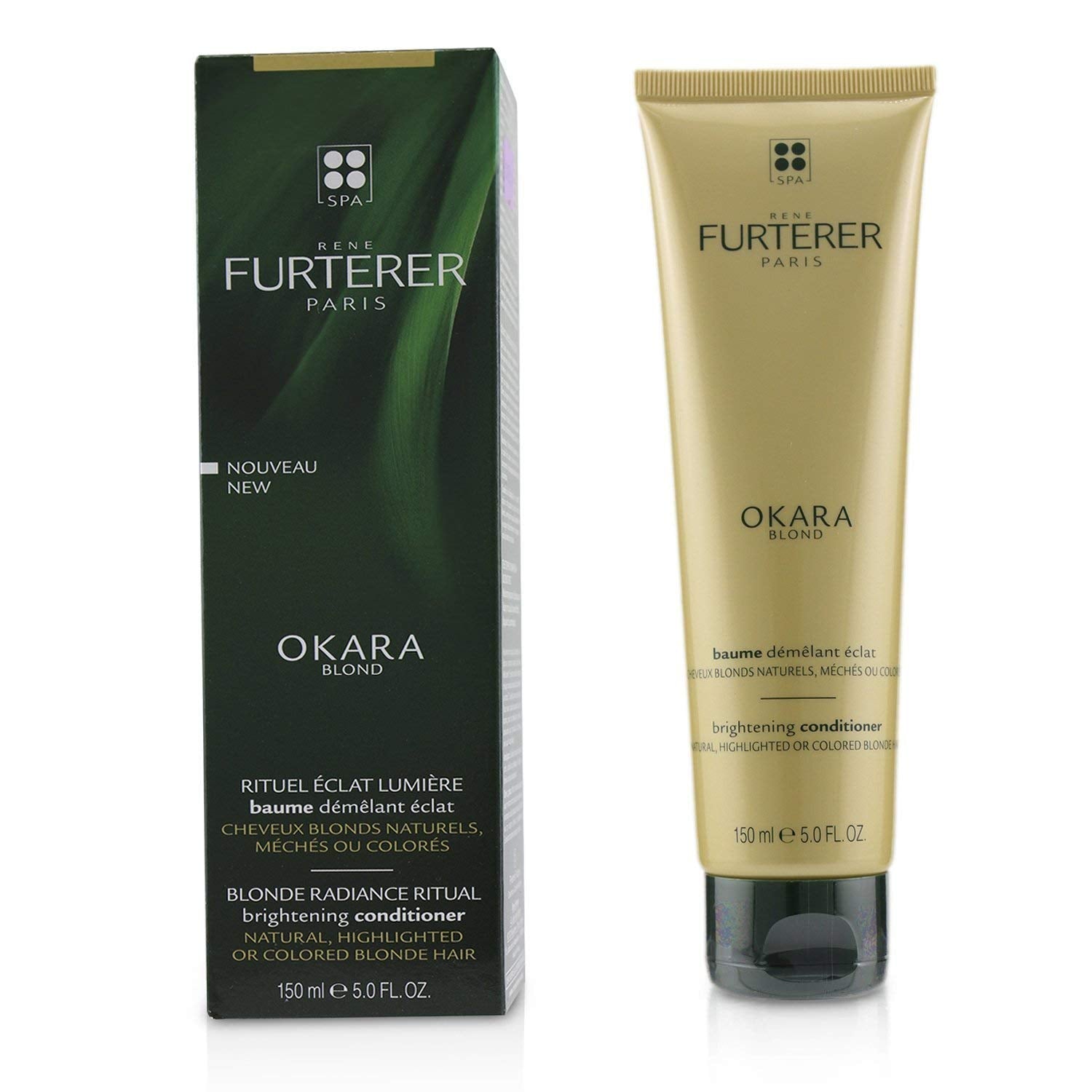 Rene Furterer OKARA BLONDE Brightening Conditioner, Natural Highlighted & Bleached Blonde, 5 Fl Oz(Pack of 1)