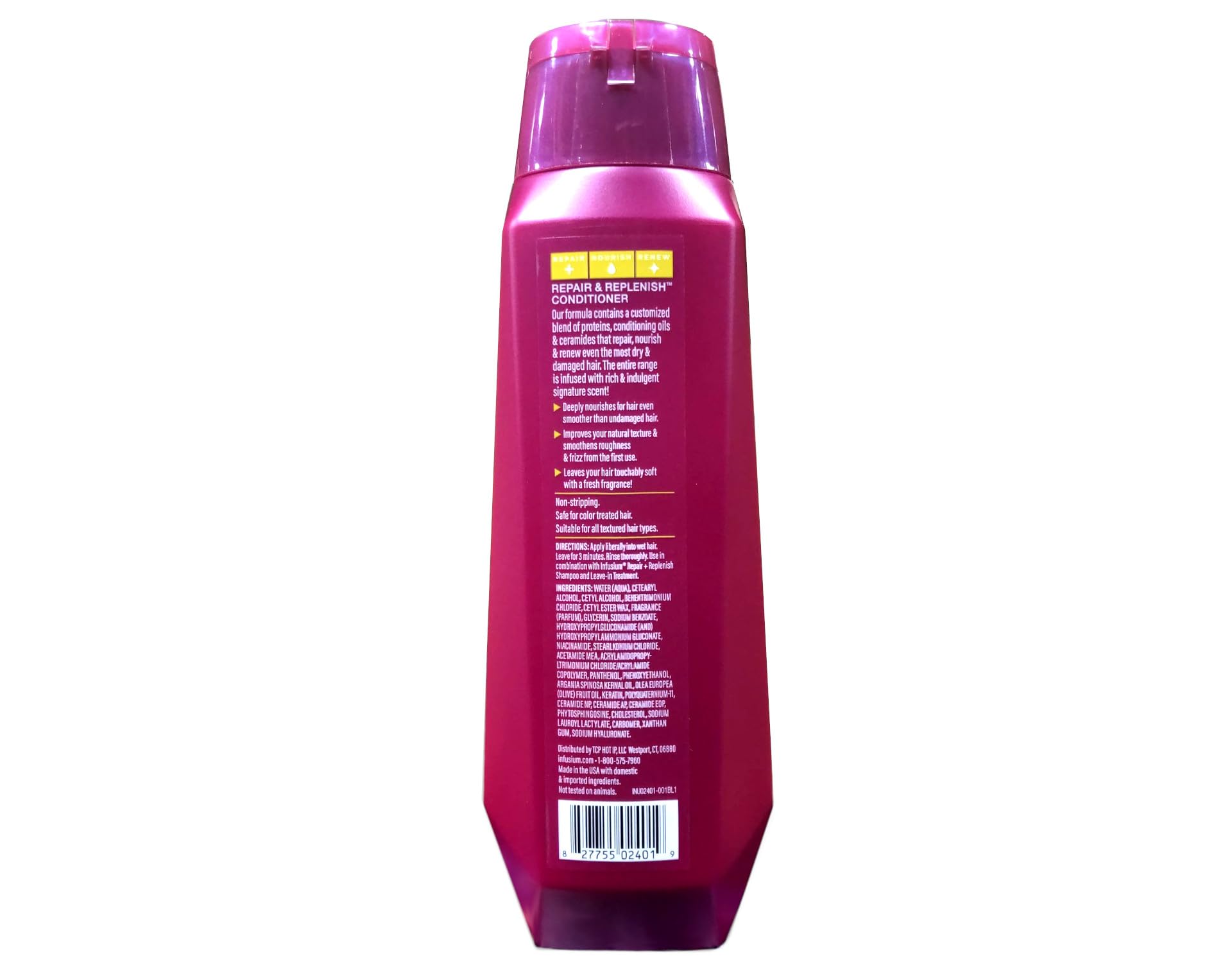 Infusium Moisturize & Replenish Shampoo,Conditioner, 13.5 Oz and Leave in Treatment 13 Oz