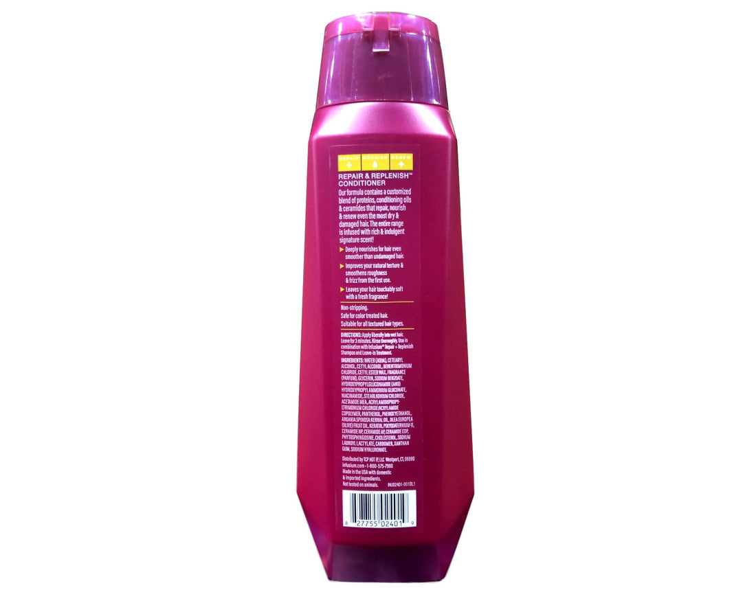 Infusium Moisturize & Replenish Shampoo,Conditioner, 13.5 Oz and Leave in Treatment 13 Oz
