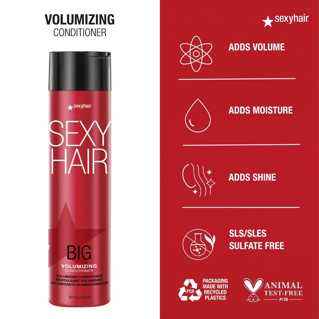 Sexy Hair Big Sexy Hair Color Safe Volumizing Conditioner 10.1 oz