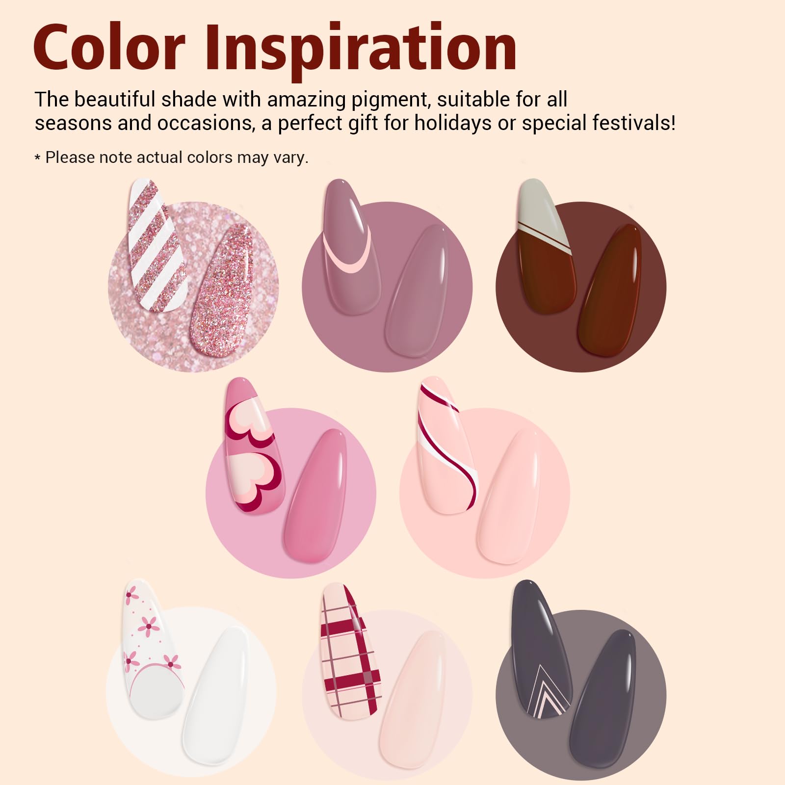 AZUREBEAUTY 29 Pcs Dip Powder Nail Kit Starter, 20 Colors Summer Pastel Pink Red Orange Glitter Acrylic Dipping Powder Liquid Set with Base&Top Coat Activator French Nail Art Manicure DIY Salon Gifts