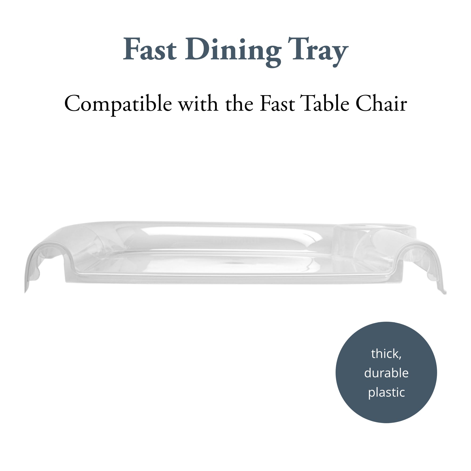 Inglesina Fast Dining Tray Plus - Compatible with Inglesina Fast Table Chair - Durable & Easy to Clean - Quick, Simple Installation - BPA Free