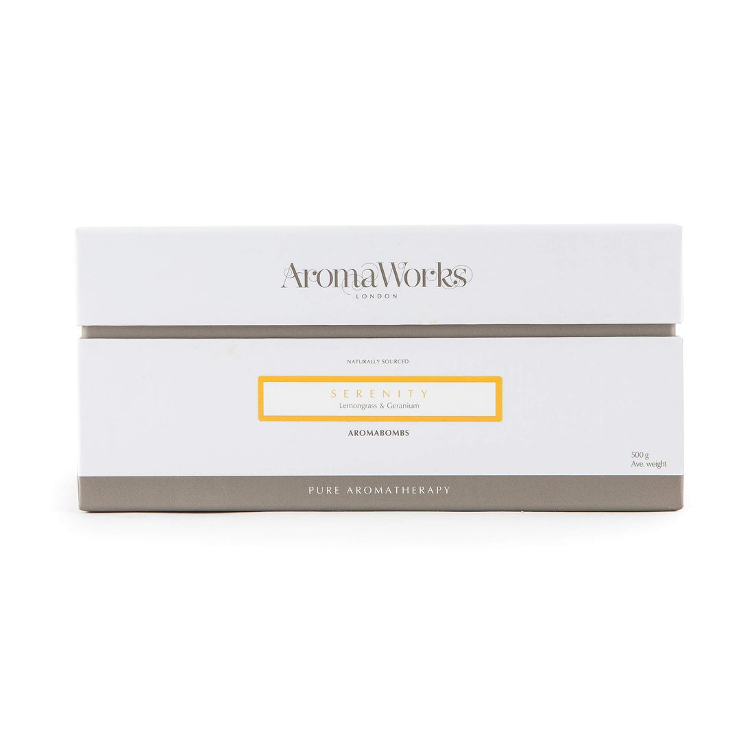 AromaWorks Serenity AromaBomb Bath Bomb - Lemongrass, Neroli and Sweet Geranium Aromas - Uplift, Balance & Focus - Natural, Vegan, Cruelty Free - 8.81 oz Each (2-pack)