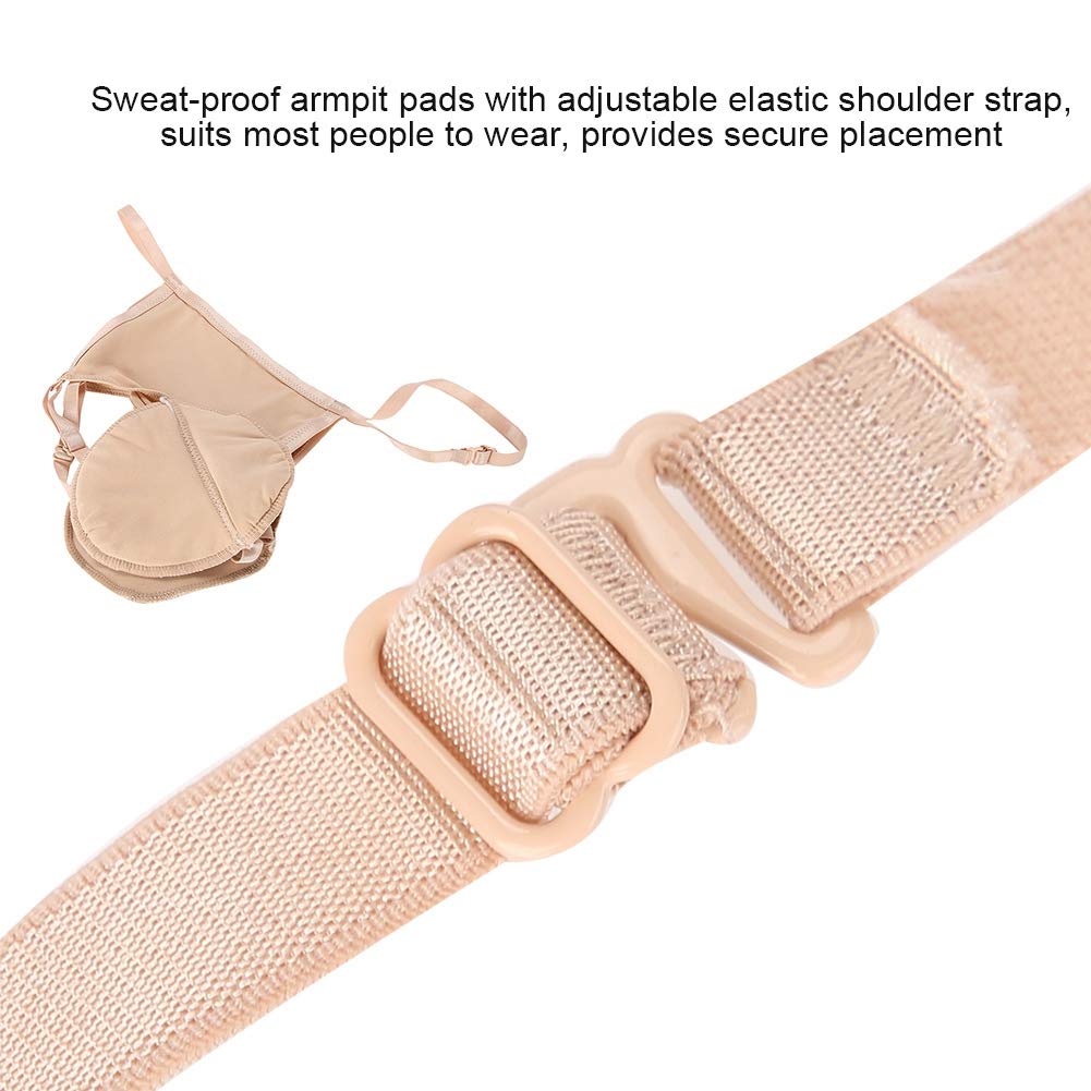 ZJchao Sweat Underarm Pads Bra for Women,Absorbent Sweat Guards Reusable Cotton Armpit Durable Anti-Sweat and Anti-Odor