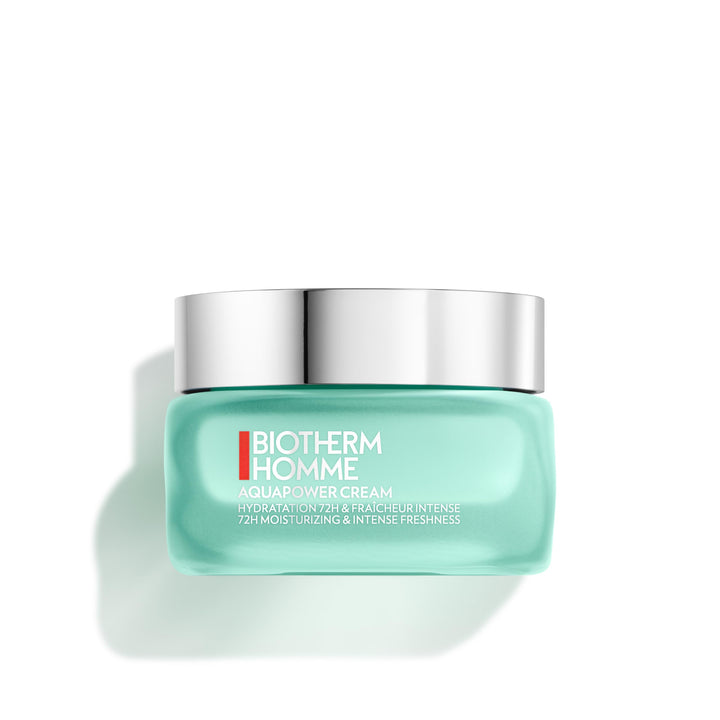 Biotherm Homme Aquapower Hydrating Cream Moisturizer for Men, P.Antartica, Mannose & Hyaluronic Acid 72H Long-lasting Concentrated Hydrator, Reinforces Natural Hydrating System, 1.7 Fl. Oz.