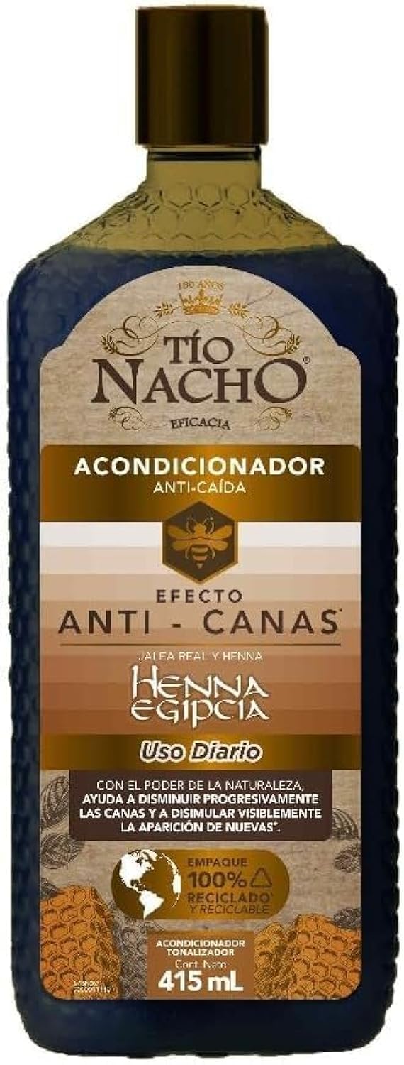Generic Tio Nacho Efecto Anti-Canas, Acondicionador Anti-Caída con Henna Egipcia, 14.03 Fl Oz (Pack of 1)