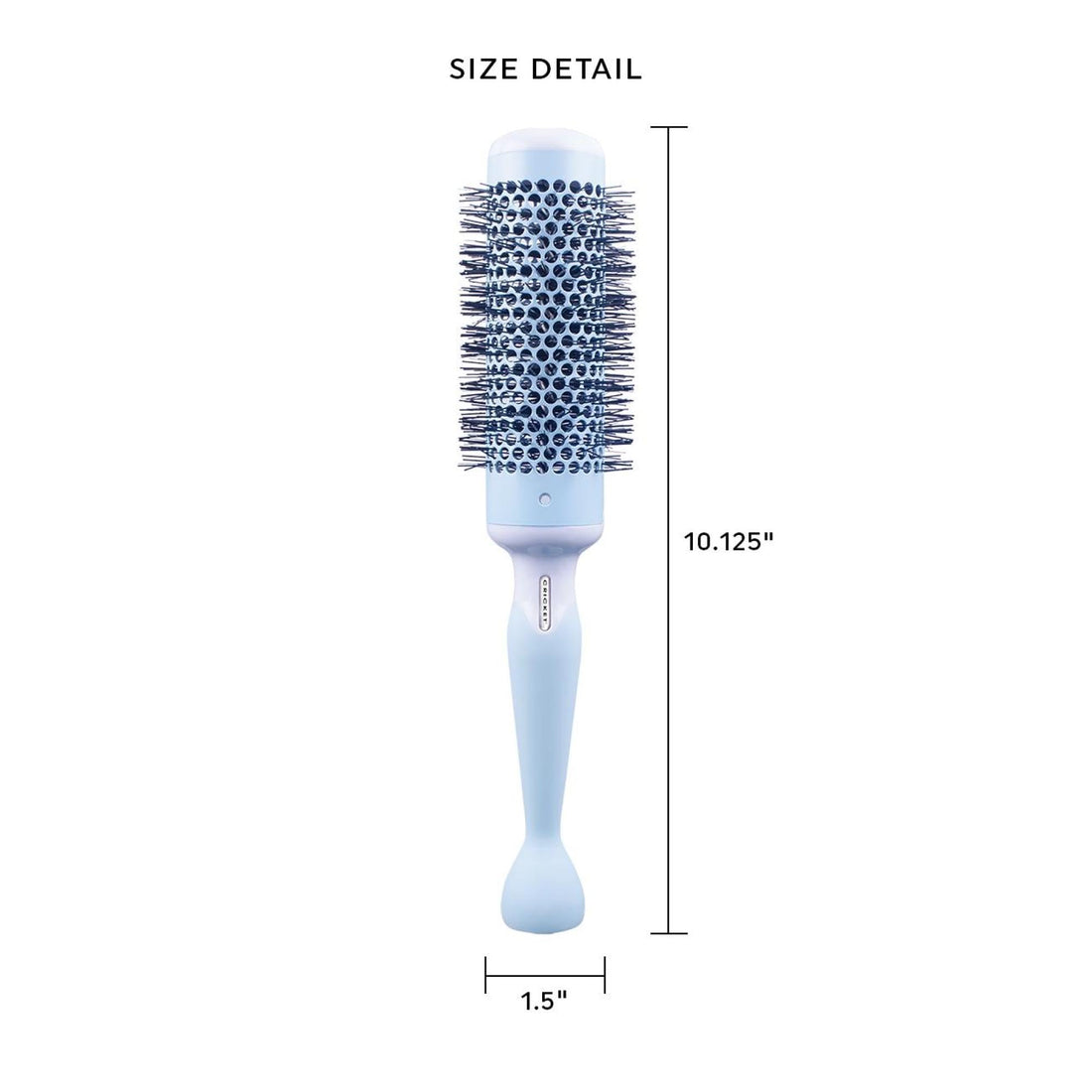 Cricket Friction Free Thermal Brush, 1 1/2 Inch