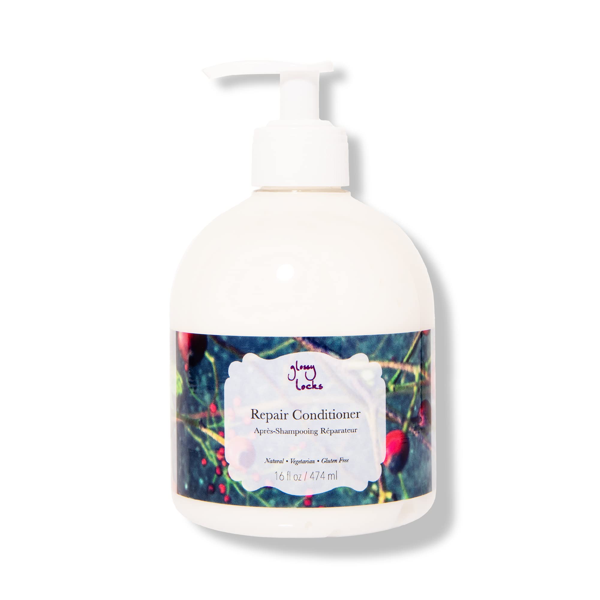 100% PURE Glossy Locks Repair Conditioner Cream Moisture Restore & Nourishing Deep Conditioning Treatment for Dry Damaged Hair Super Nutrient Hydration Boost for Women & Men - 16 Fl Oz