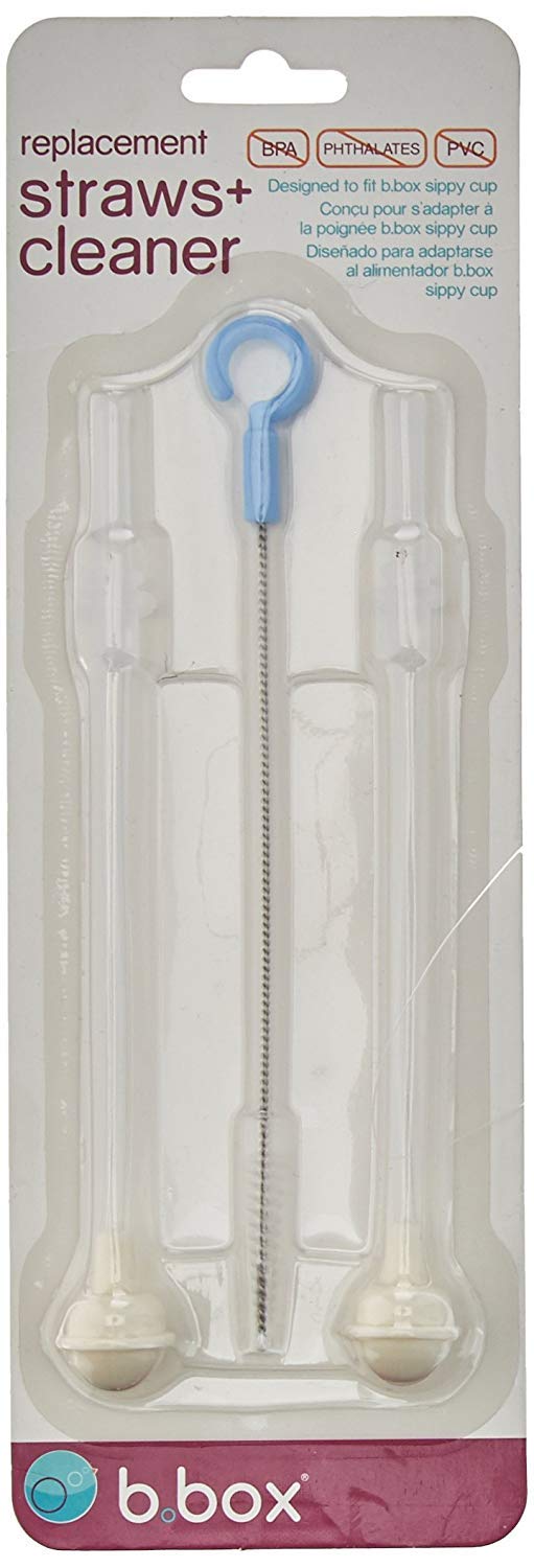 B. Box Essential Sippy Cup - with Replacement Straws and Cleaner (Pink)