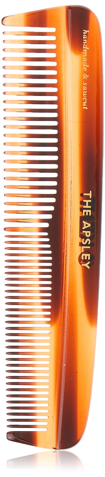 Kent Handmade Small Fine/Coarse Toothed Pocket Hair Comb, 13 cm Length