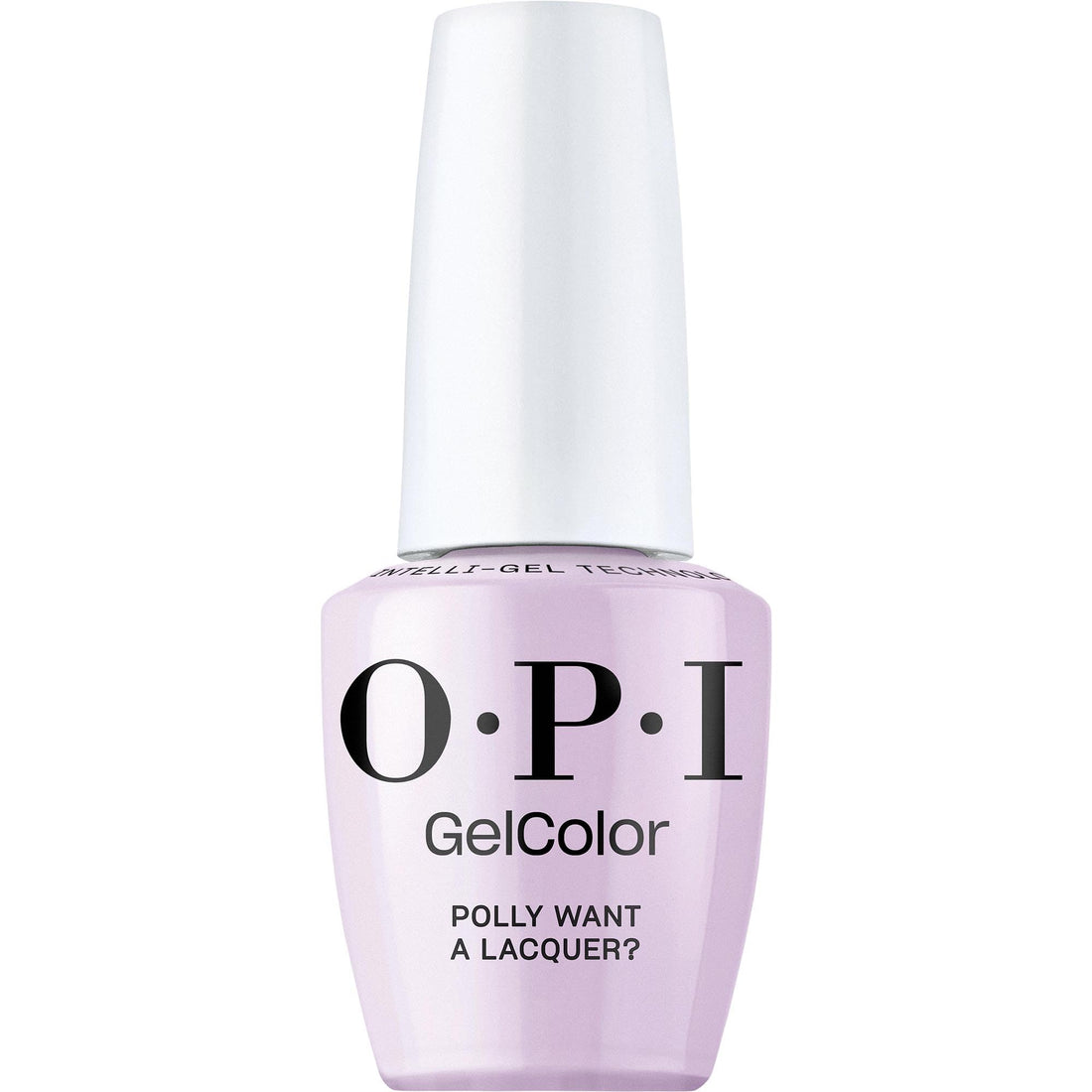 OPI GelColor Polly Want a Lacquer | Opaque Soft Purple Crème UV Cure Gel Nail Polish | Vegan & HEMA Free, Long Lasting, High Shine