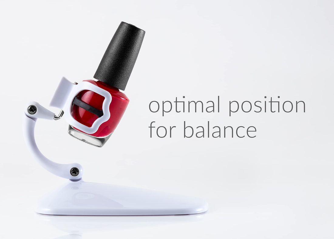 Grip & Tip Nail Polish Holder – Premium Anti-Spill Nail Polish Bottle Holder – No Mess – Perfect for DIY Nails! 2 Pack