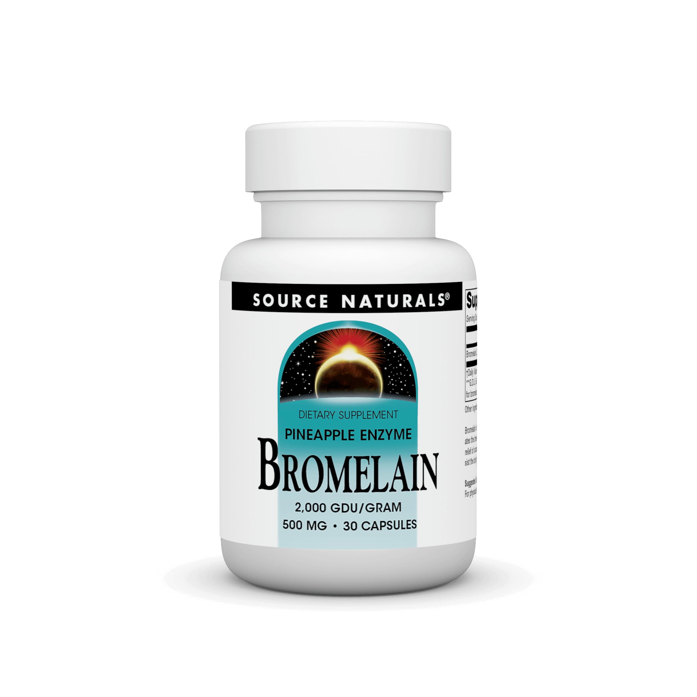 Source Naturals Bromelain - 500 mg - 30 Capsules