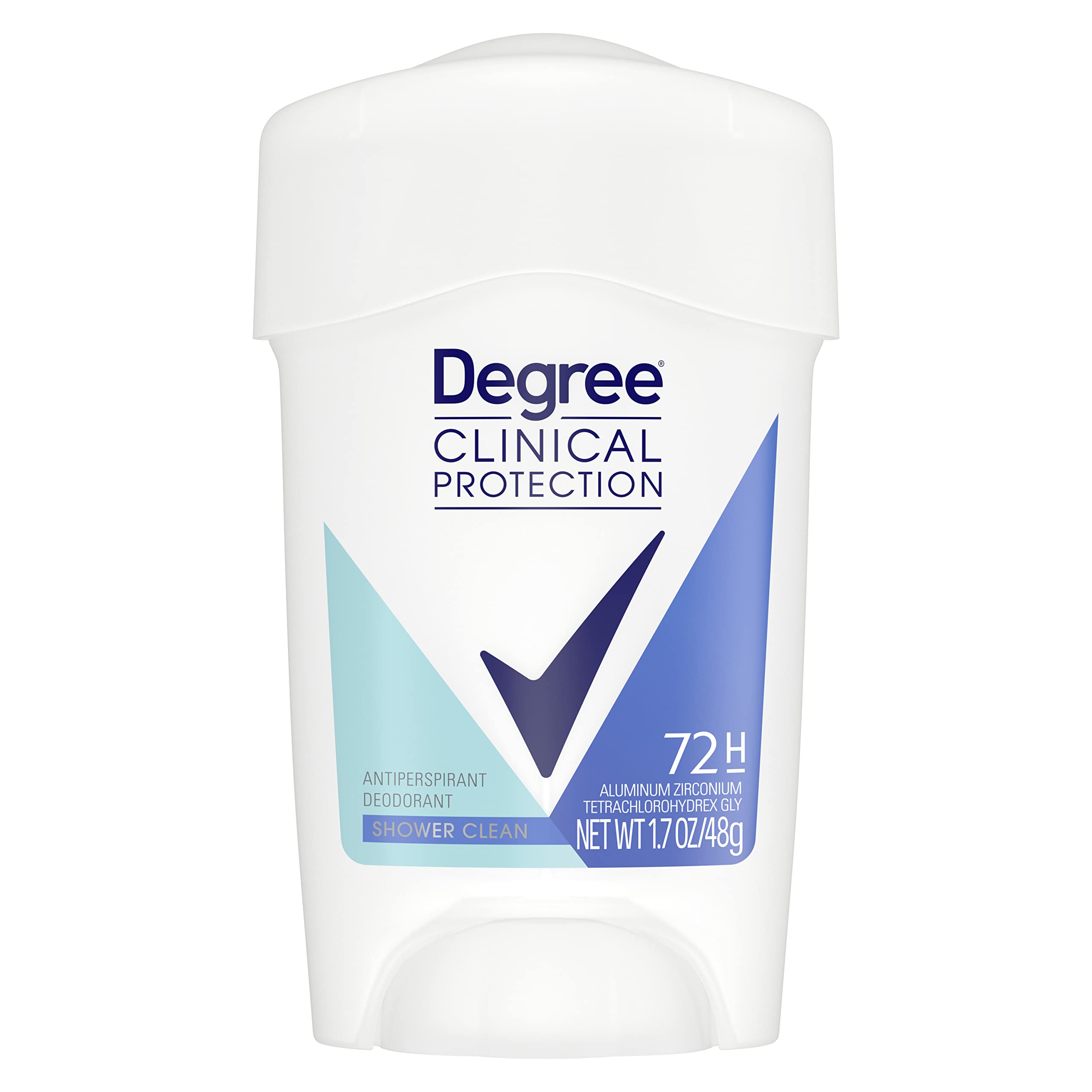 Degree Women Clinical Antiperspirant Deodorant, Shower Clean 1.7 oz