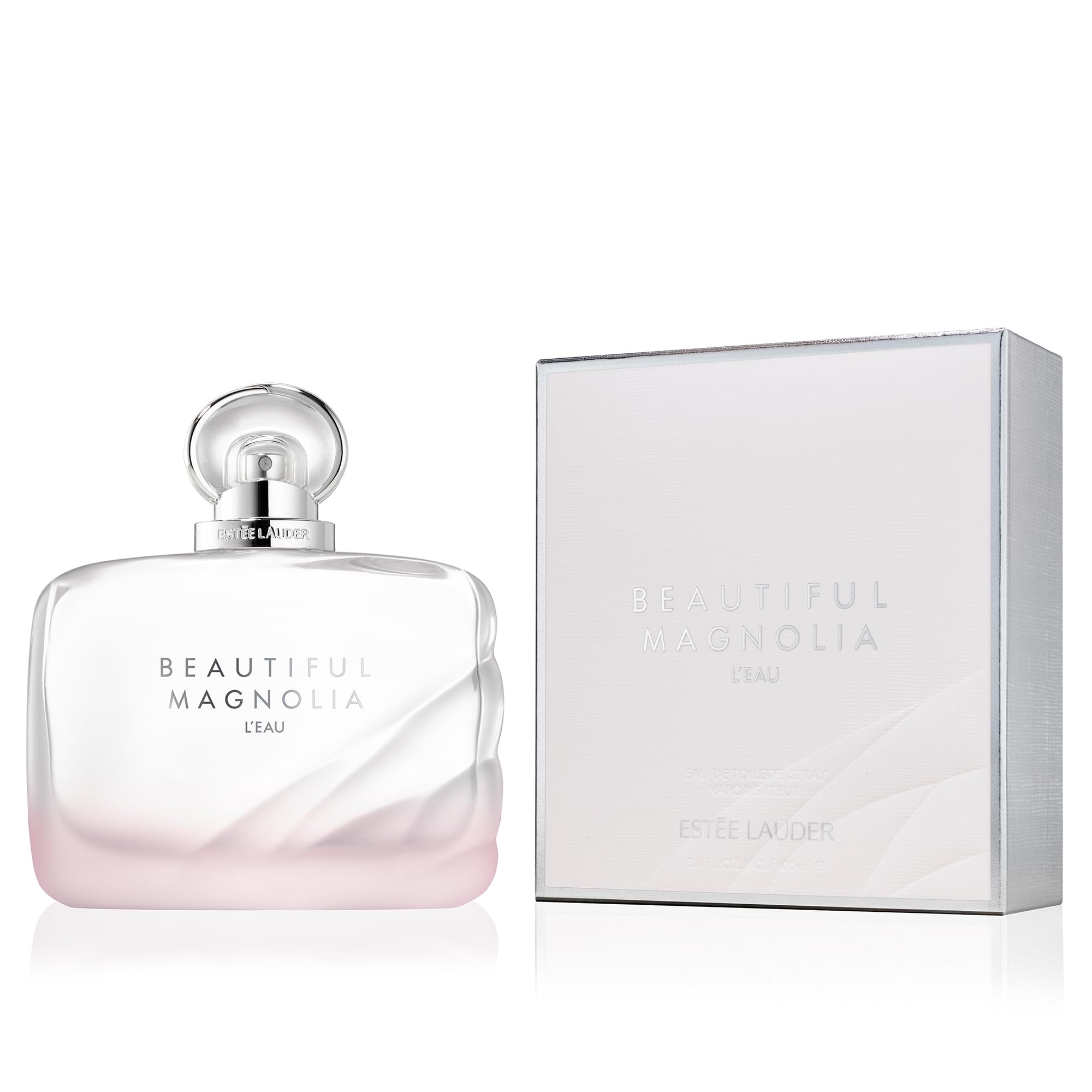 Estée Lauder Beautiful Magnolia L'Eau Eau de Toilette Spray with Notes of Lavender, Magnolia, Rose & Amber | Perfumes for Women, Travel Spray, 0.34 Fl Oz