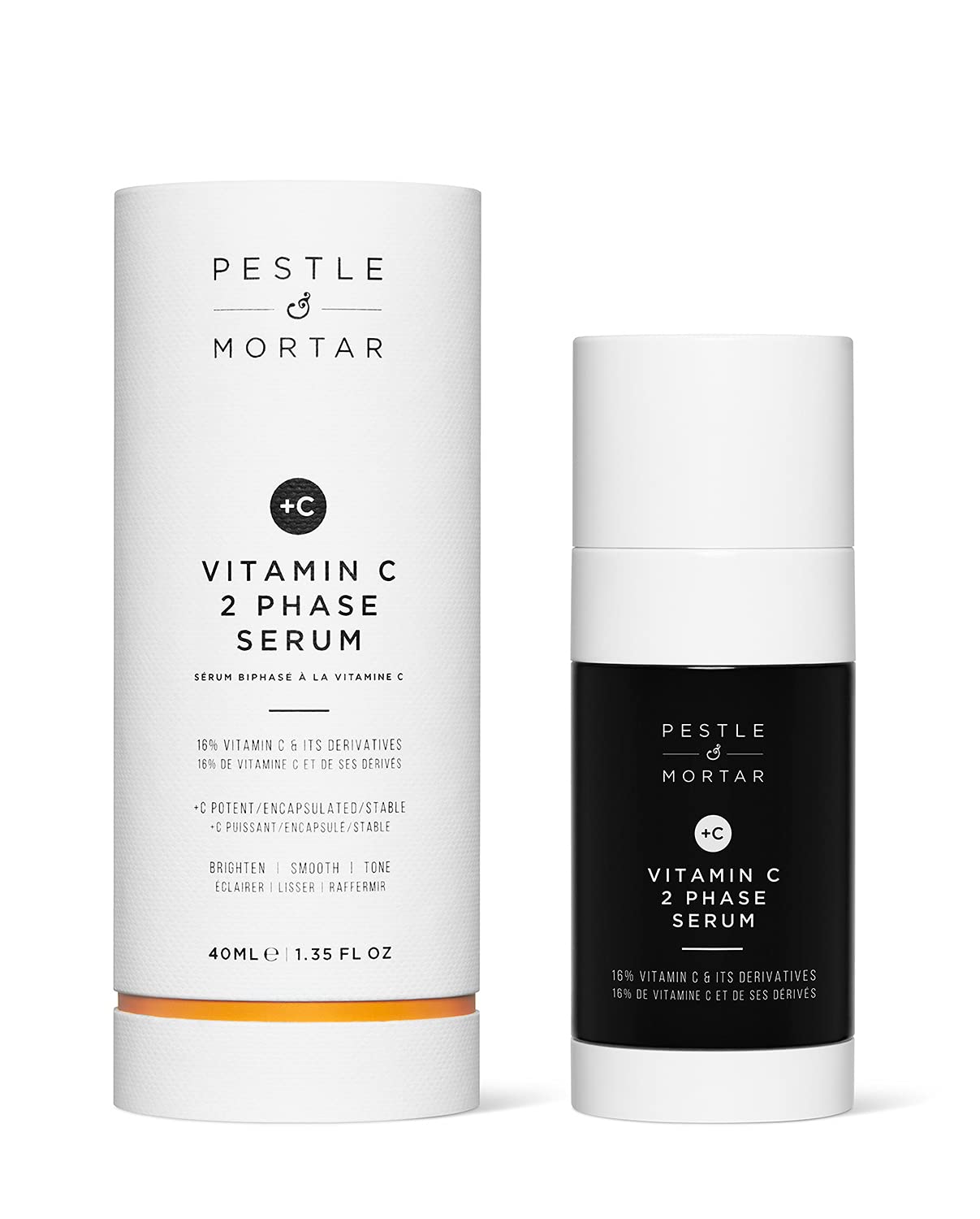 Pestle & Mortar Vitamin C 2 Phase Serum - Brightening and Clarifying Face Serum - 40ml