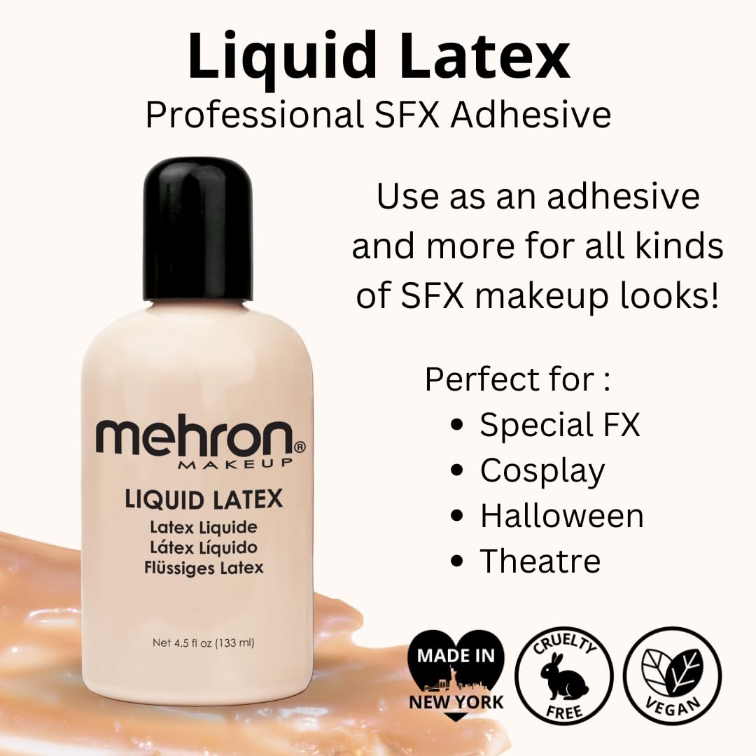 117 Mehron Liquid Latex (4.5 oz, Soft Beige)