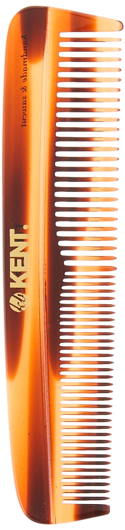 Kent Handmade Small Fine/Coarse Toothed Pocket Hair Comb, 13 cm Length