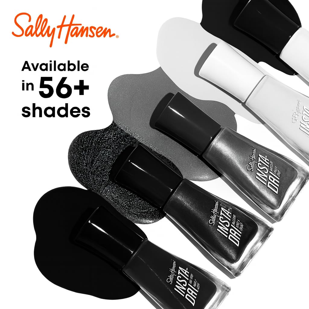 Sally Hansen Insta-Dri, Silk Is..., Quick Dry, Long Lasting, Opaque, Creme White Nail Polish